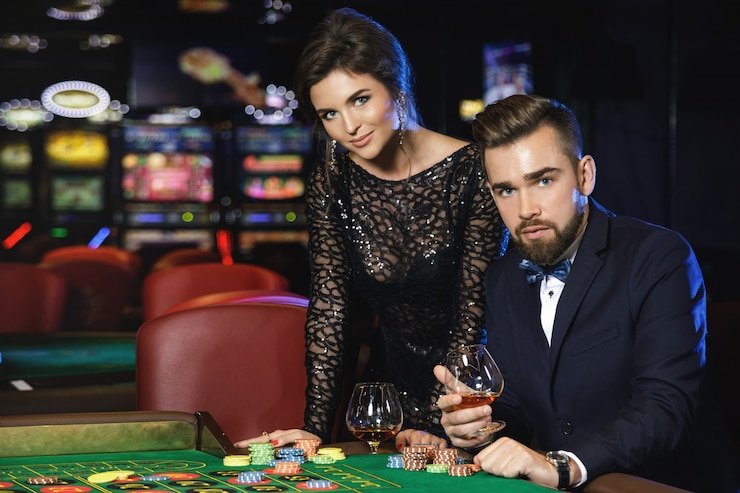 sga slot live-dealer studio with MotoGP broadcast overlay